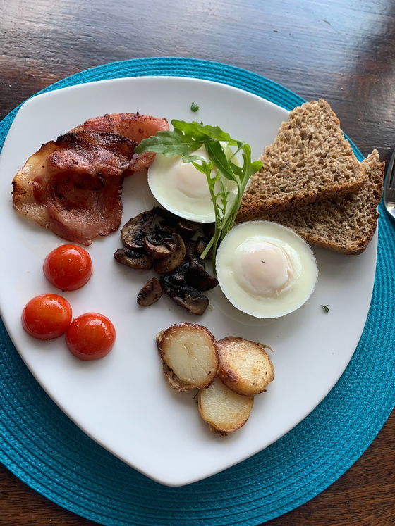 Delicious breakfast included