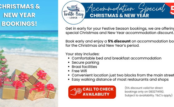 Christmas and New Year Bookings