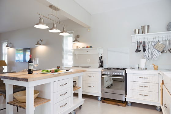Family kitchen with high-end appliances Family kitchen with high-end appliances