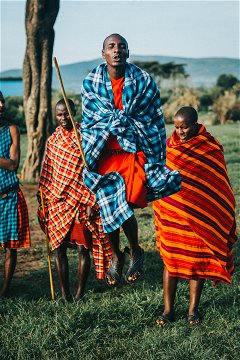 Cultural experience with the Masaai.