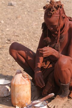 Himba woman.