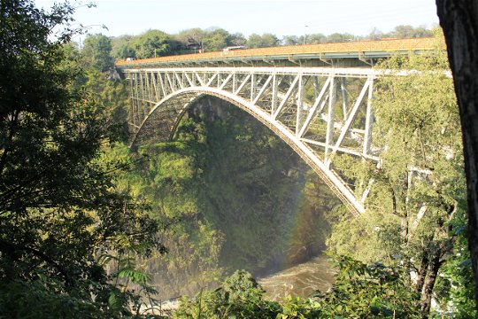 The Victoria Falls Bridge.