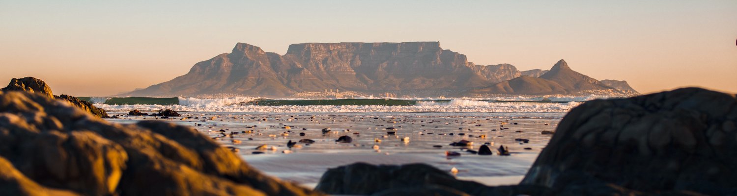 View of Cape Town and Table Mountain.