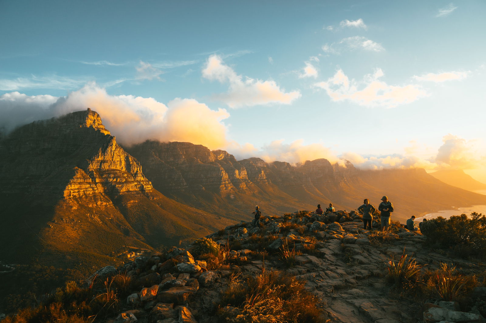 Scenic views of the Twelve Apostles, Cape Town.