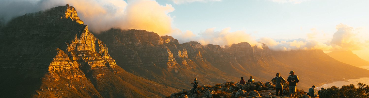 Scenic views of the Twelve Apostles, Cape Town.