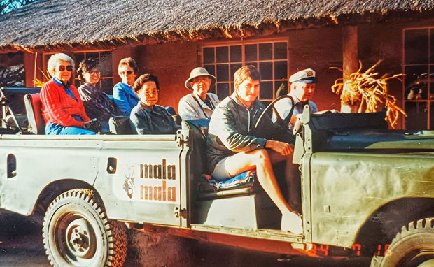 Guiding at MalaMala in 1984