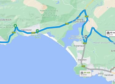 Google maps round trip