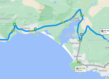 Google maps round trip
