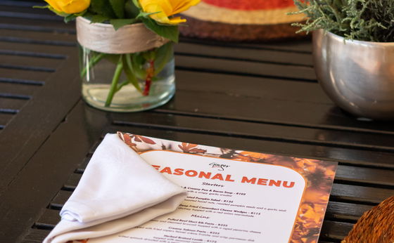 Seasonal Menu