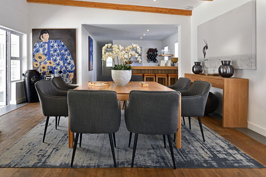 Elegant lounge area for guests to unwind in Franschhoek