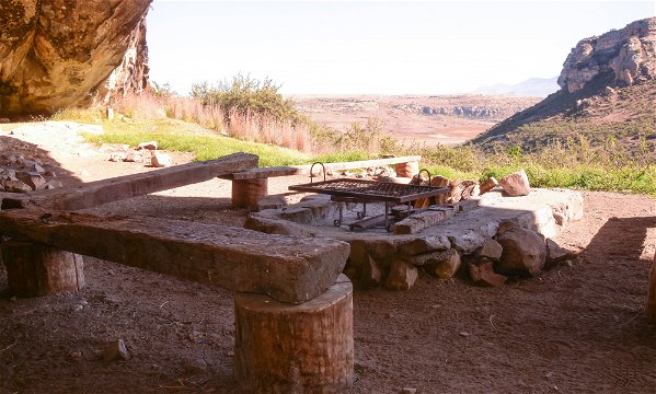 Fire pit in the cave