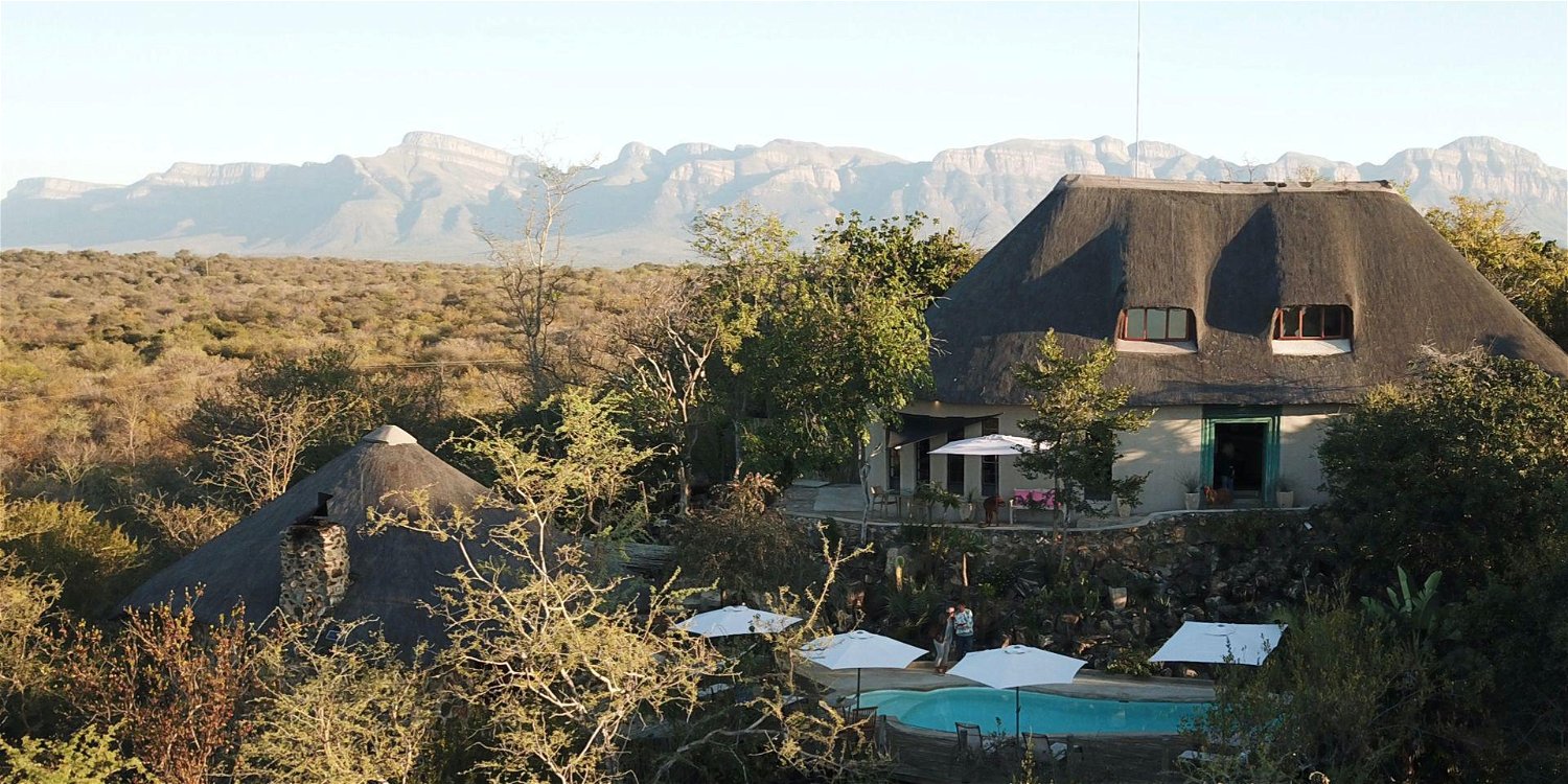 An elegant safari lodge