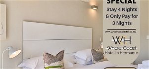 Stay 4 nights, and pay for only 3 | Hermanus Hotel