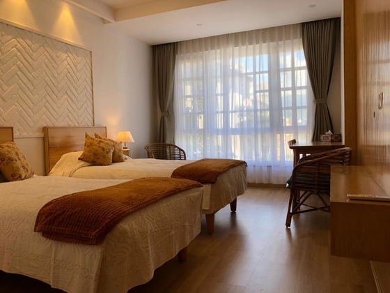 Elegant Twin room at The Perch at Naxal