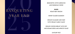 Banqueting Year End