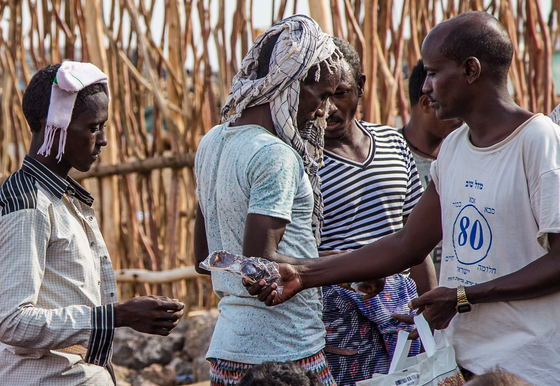 Community Outreach Program - Delivery 1000 Sun glasses to the Afar people