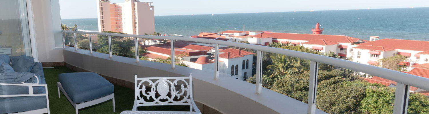 Balcony dining area