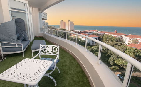 Balcony dining area
