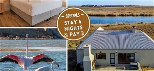 Stay 4 Nights & Only Pay for 3 on the banks of the Berg River, Velddrift