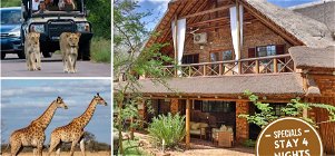 Stay 4 Nights & Only Pay for 3 on our Safari Special