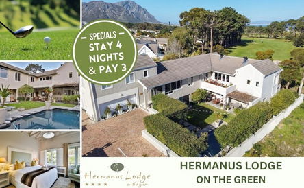 Stay 4 nights & only pay for 3 in Hermanus