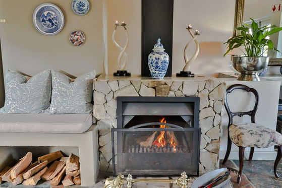 Fireplace Resting area, Hermanus, Lodge on the Green, Beachfront, DCC Hotel Group