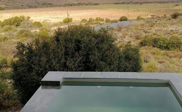 A plunge pool with a breathtaking view