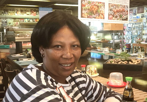 Daphney Mareqe, 34 South Restaurant, Knysna Daphney Mareqe, 34 South Restaurant, Knysna