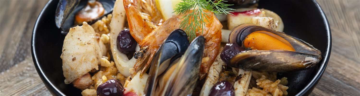 Seafood Paella at 34 South, Knysna