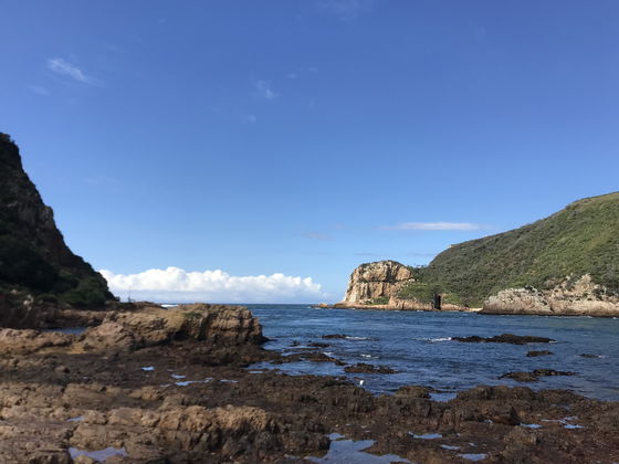 34 South restaurant, Knysna. The Knysna Heads