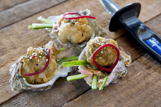 34 South restaurant, Knysna. Oysters