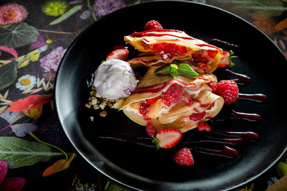 34 South restaurant, Knysna. Desserts