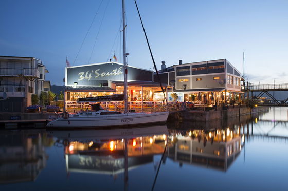 34 South restaurant, Knysna. 