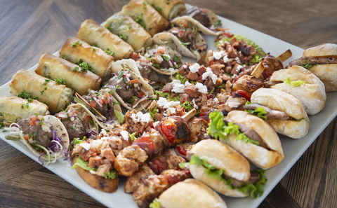 Canape Gourmet platter from 34 South restaurant in Knysna