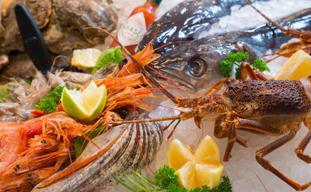 Fresh seafood