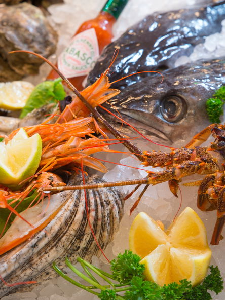 Fresh seafood