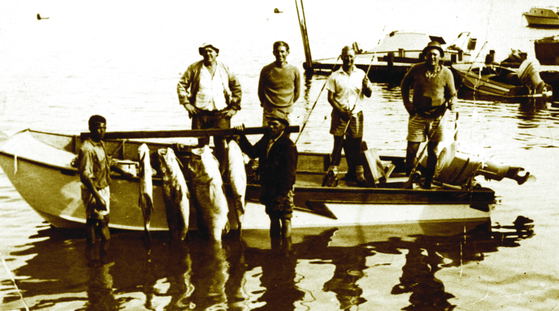 The fishermen at Hentie's Botel, Knysna. A tribute from 34 South Restaurant