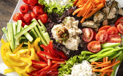 Vegetarian platter