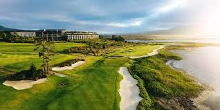 Playing golf at Arabella Golf Estate, Hermanus Cliff Path Lodge, Western Cape, DCC Hotel Group