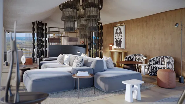 Enjoy a restful atmosphere in a well-designed room, where soft furnishings and a calming environment provide the perfect space to unwind.