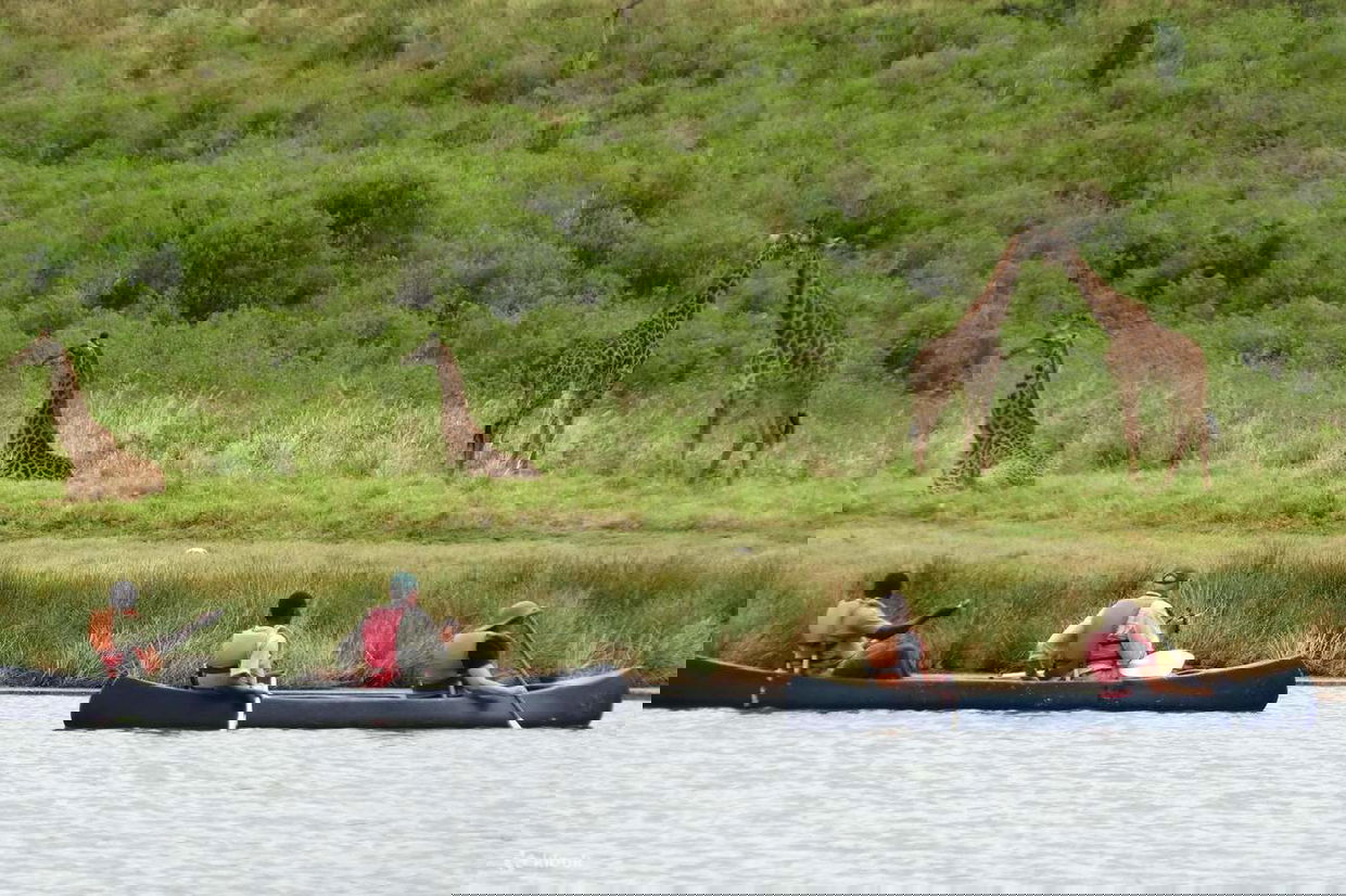 Canoeing in Arusha National Park. Tanzania. DCC Hotel Group