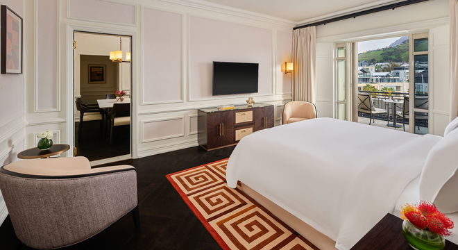 Relax in style with plush bedding and elegant furnishings that make your stay unforgettable.