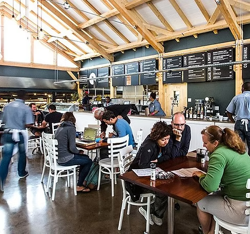 Farm Stalls and Coffee Shops