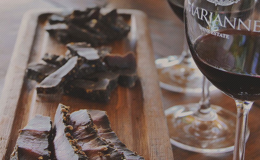 Wine Tasting and Biltong Pairing at Marianne Wine Estate. DCC Hotel Group