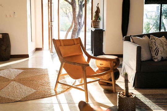 Relax in the comfort of Simbavati Homestead, where every detail of the living space is designed for a welcoming and homely feel.