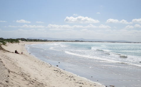 Walk on a beach