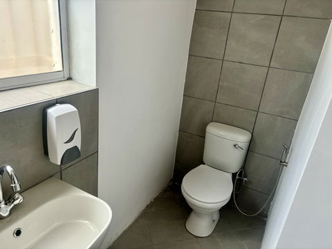 Toilet with Hand held spray for hygienic spritz