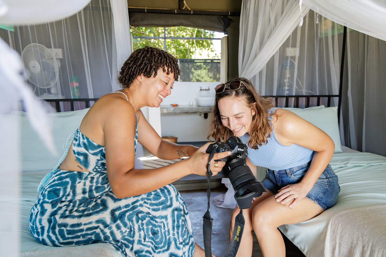 ensuite tent | twin beds| msandile river lodge | south luangwa