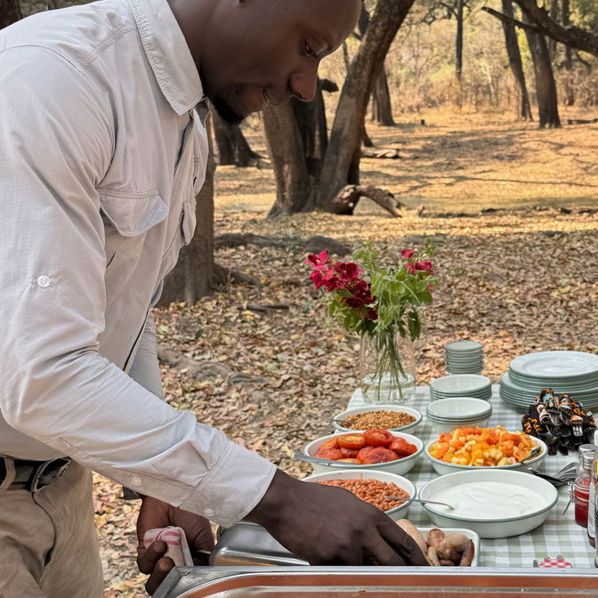 Enjoy a unique Bush Breakfast at Msandile River Lodge