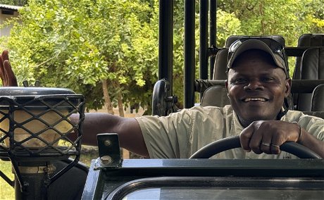Boyd, is safari guide at Msandile River Lodge in South Luangwa National Park Zambia, africa Boyd, is safari guide at Msandile River Lodge in South Luangwa National Park Zambia, africa